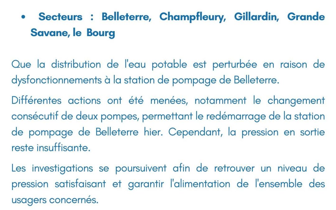 Communiqué Gourbeyre
