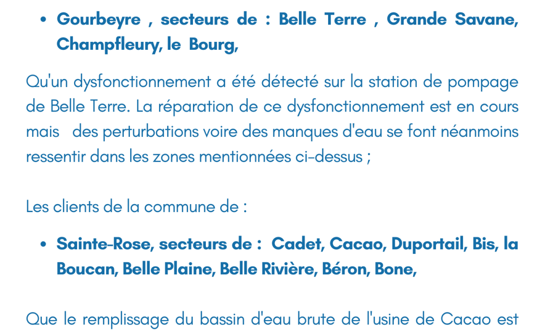 Communiqué territoire Basse-Terre