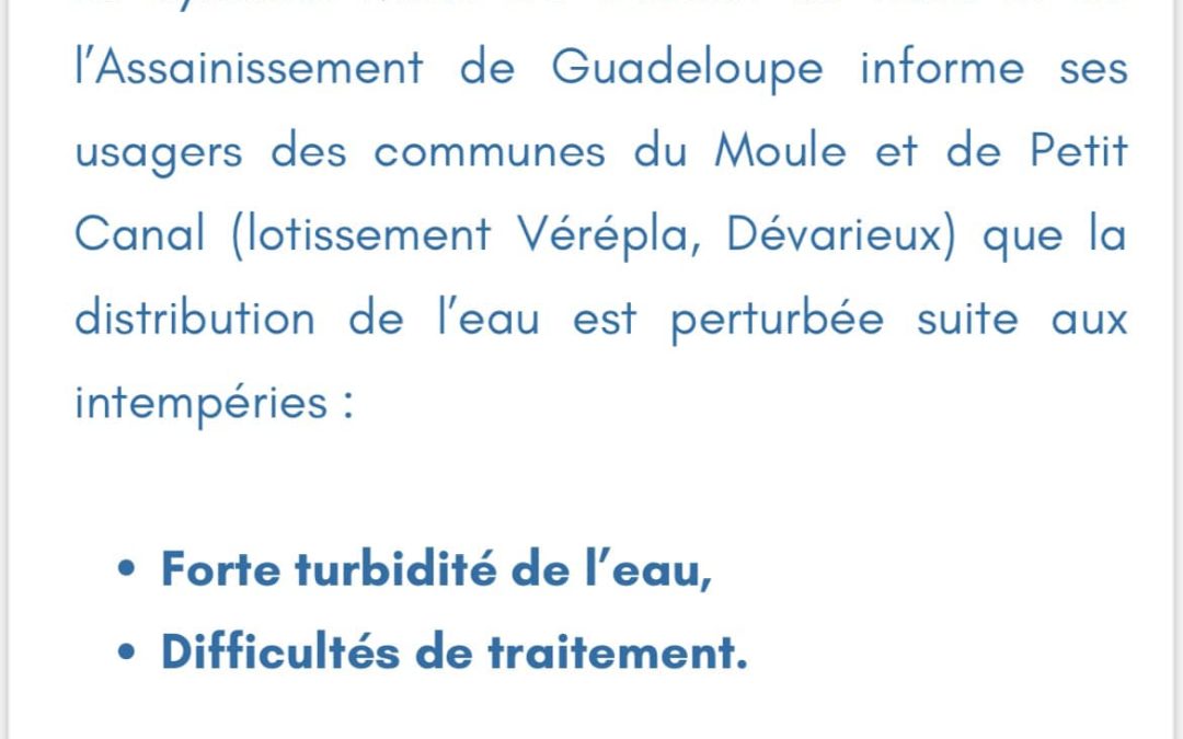 Communiqué :  Le Moule et Petit-Canal