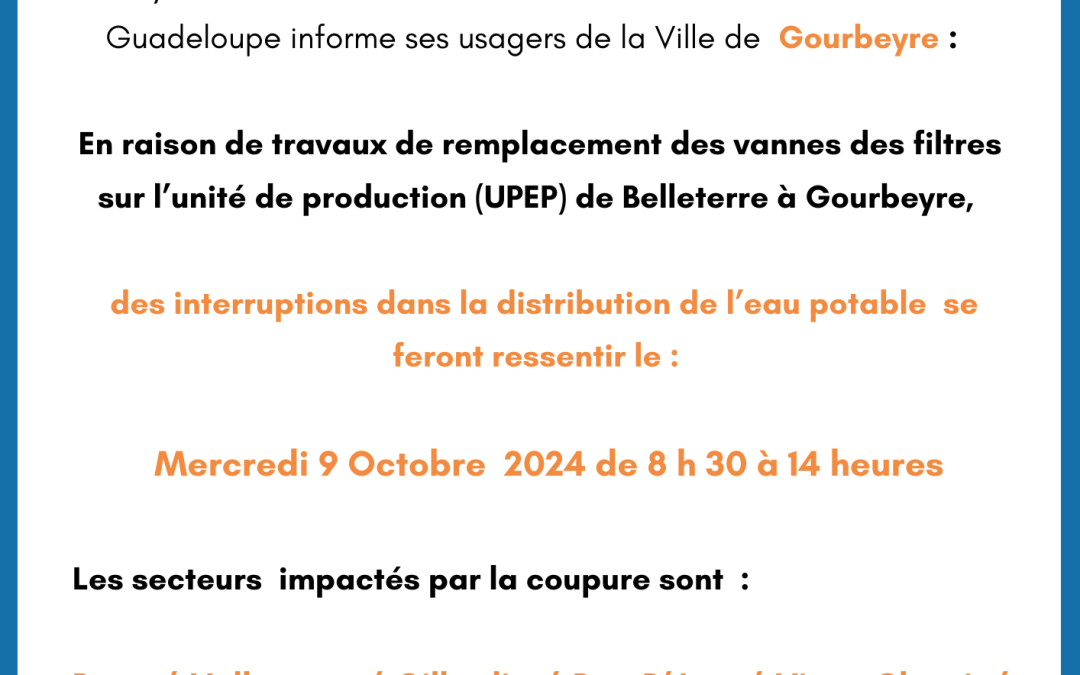 Communiqué : Gourbeyre