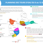 Planning des Tours d’eau du 6 au 12 octobre 2025