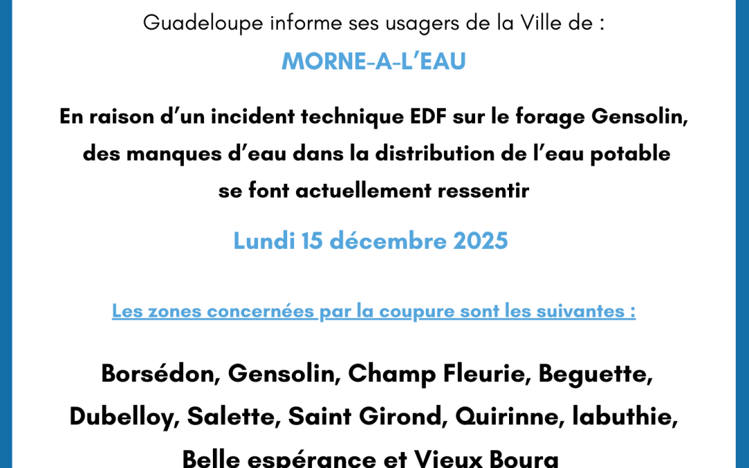 Morne à l&rsquo;Eau