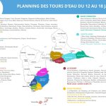 Planning des tours d&rsquo;eau du 12 au 18 janvier 2026