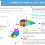 Planning des Tours d&rsquo;eau du 02 au 08 mars 2026