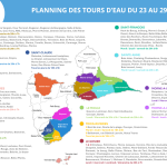 Planning des tours d&rsquo;eau du 23 au 29/03/2026