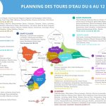Planning des tours d&rsquo;eau du 6 au 12 avril 2026