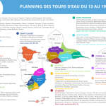 Planning des Tours d&rsquo;Eau du 13/04/2026 au 19/04/2026
