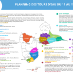 Planning des tours d&rsquo;eau du 11 au 17 mai 2026