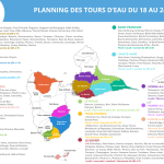 Planning des Tours d&rsquo;Eau du 18 au 24 mai 2026