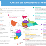 Planning des Tours d&rsquo;Eau du 8 au 14 juin 2026