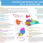Planning des tours d&rsquo;eau du 17 au 23 août 2026