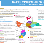 Planning des tours d&rsquo;eau du 7 au 13 septembre 2026