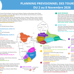 Planning des tours d&rsquo;eau du 2 au 8 novembre 2026